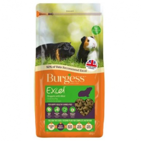 Supa Burgess Excel Guinea Pig Nuggets With Mint 1.5Kg